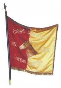 Drapeau, emblme de la Saint-Eloi de Chteau-Gombert